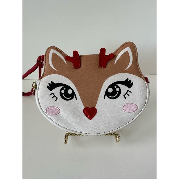 Betsey Johnson Reindeer Holiday Wristlet - Picture 2 of 7